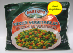 Frozen Mixed Vegetables - 2.5 Lbs X12/Case