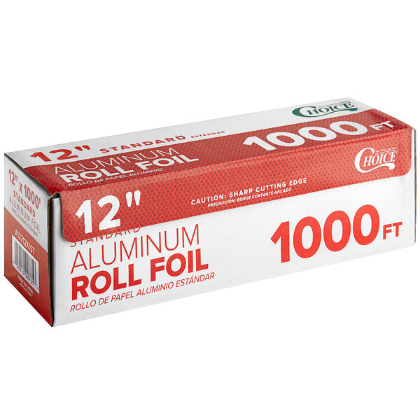 12" x 1000' Food Service Standard Aluminum Foil Roll