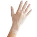 Noble Products Powder-Free Disposable Clear Vinyl Gloves Large