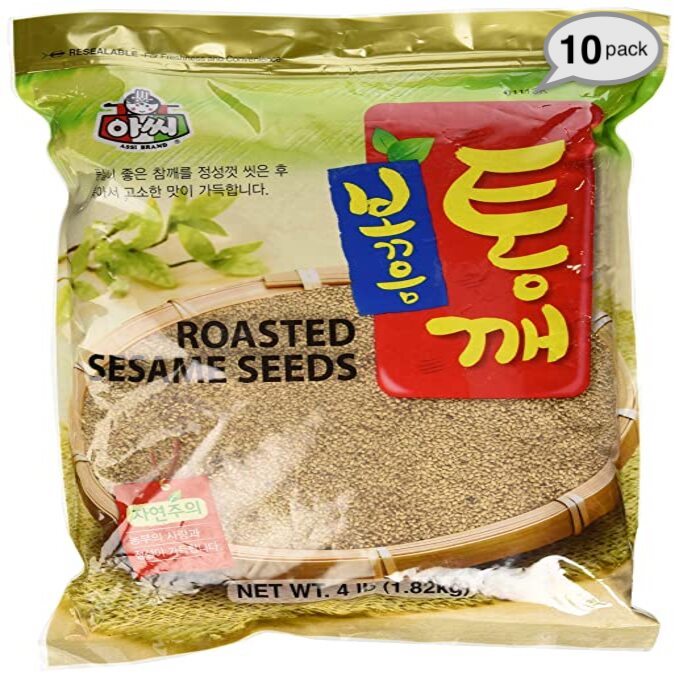 Assi Roasted Sesame Seed 4LB, 볶음 통깨