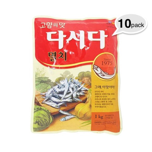 CJ Dasida Anchovy 2.2LB(1kg) X 10EA, 멸치다시다