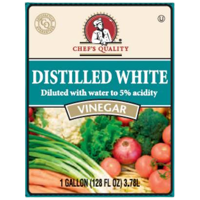 Chef's Quality White Vinegar (4X1GAL), 백 식초