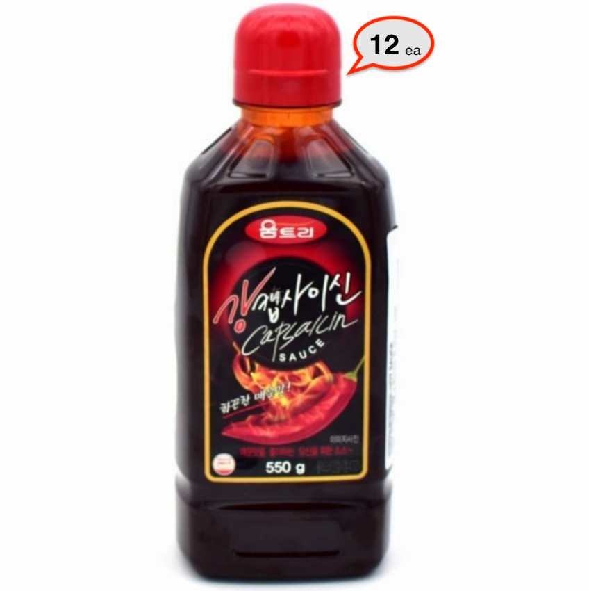 Woomtree Capsaicin Sauce, 550g x 12ea