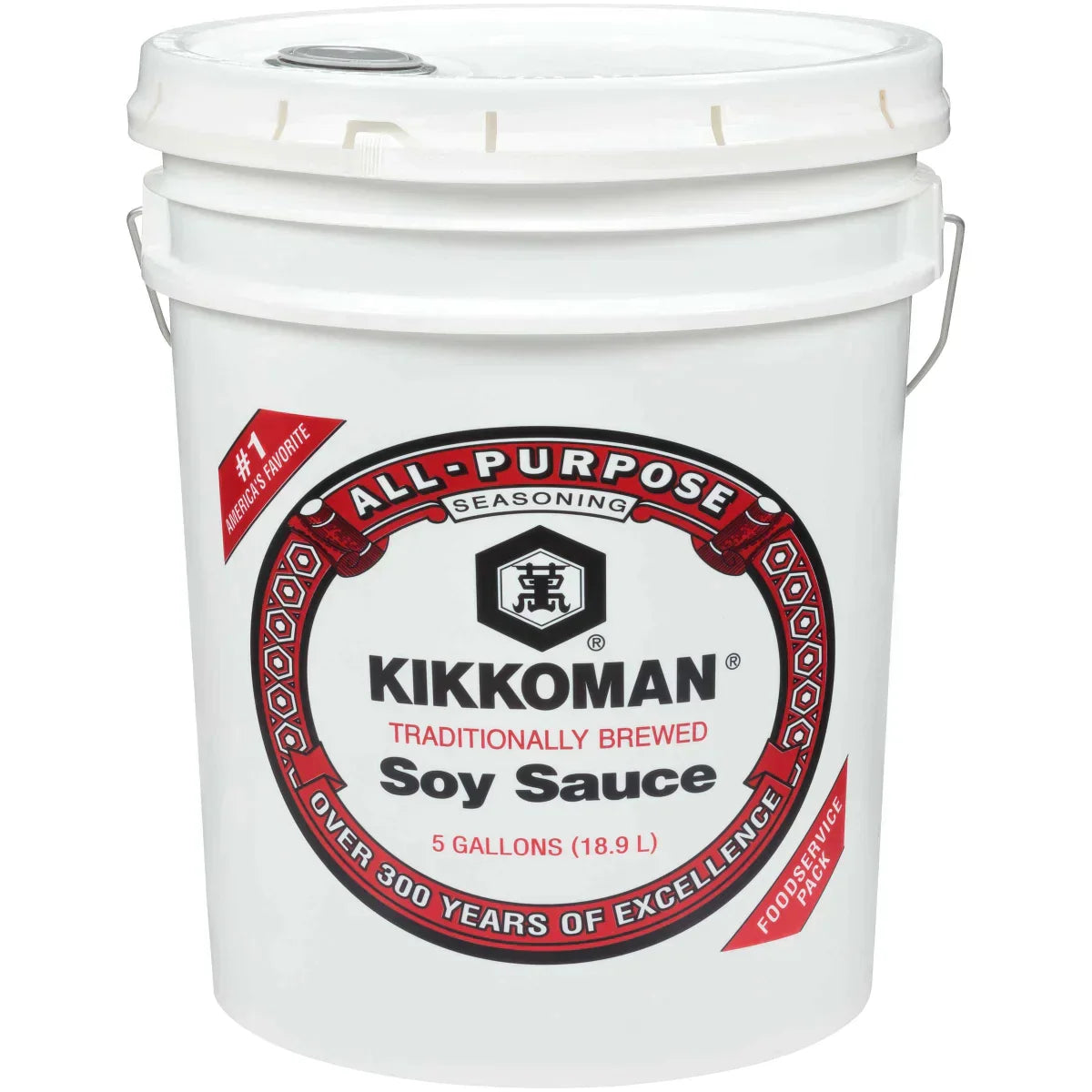 Kikoman Soy Sauce Plastic Tube, 5 Gallon, 간장