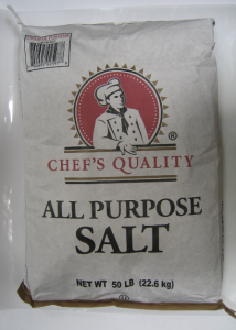 Chef's Quality All Purpose Salt 50LB, 소금