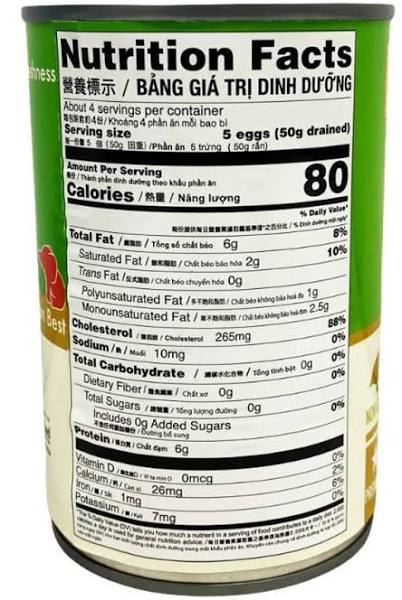 Quail Eggs in Water 15Oz X 24Can/Case