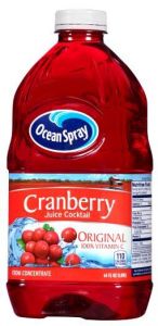 Cranberry Juice Cocktail - 8/64 Oz Plastic Bottles