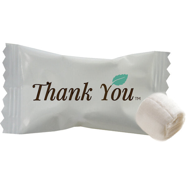 "Thank You" Individually Wrapped Butter-mints - 1000/Case