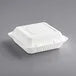 TOGO Box_White_Hinged Container 1 Comp 150pcs (8*8)