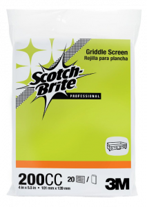 Scotch-Brite - Griddle Screens, 200CC, 4x5.5 - 20 Ct