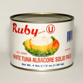 Ruby - Solid White Albacore Tuna - 6X66 oz Can/Case