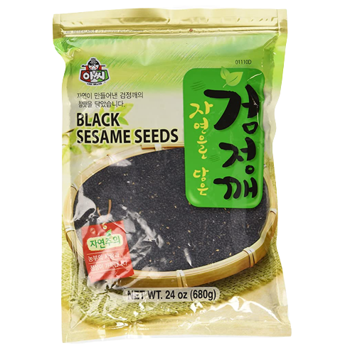 Assi Roasted Black Sesame Seeds,30oz Each 검정깨