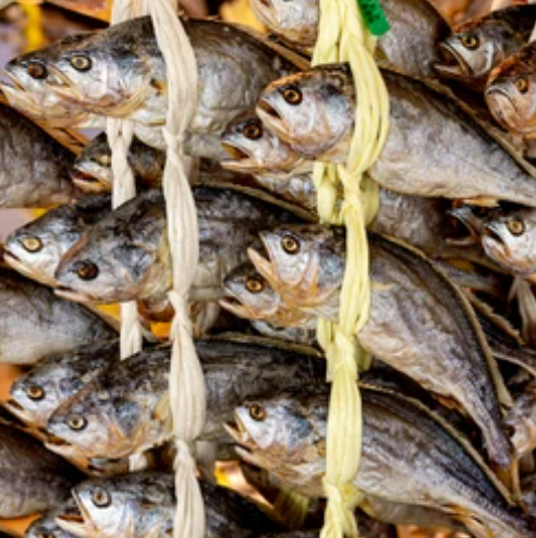 Assi Dried Yellow Croaker 15 x 2.75LB, 맛 굴비