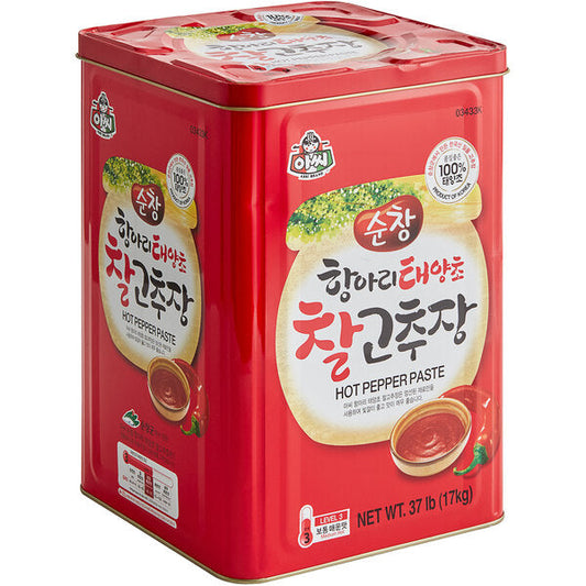 gochujang Assi Hot Pepper Paste 17kg (37LB), 찰고추장