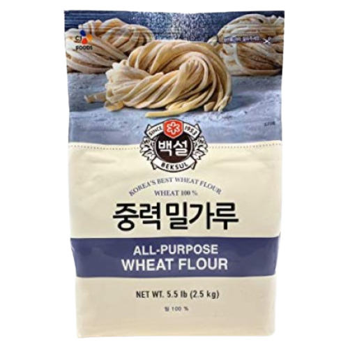 CJ Beksul Wheat Flour Blue (6 x 2.5Kg), 중력 밀가루