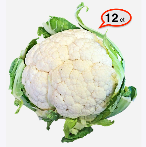 Cauliflower, 12CT, 콜리플라워