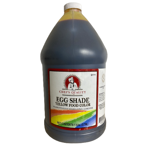 Chef's Quality Egg Shade Yellow Food Color 4 x 1 gal
