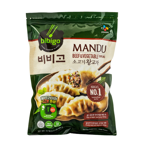 Cj Bibigo Wang Gyoza  Beef And Vegetable Dumpling, 만두