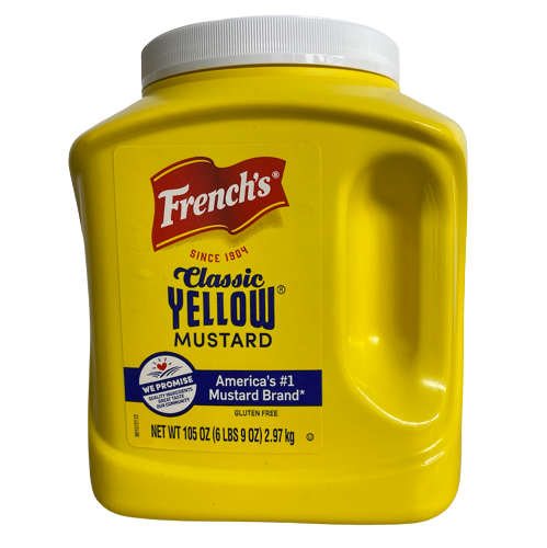 French's Classic Yellow Mustard 4 x 105OZ