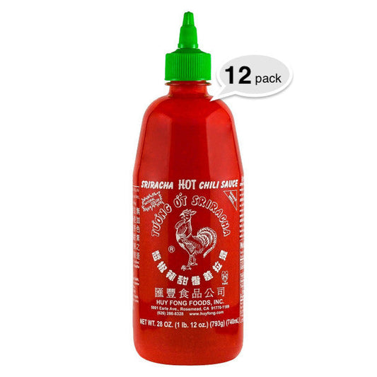 Huy Fong Sriracha Chili Sauce 28oz x12