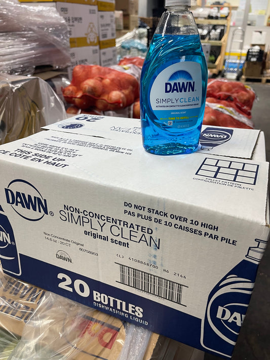 Dawn Dishwashing Liquid 20x14.6oz, 세제