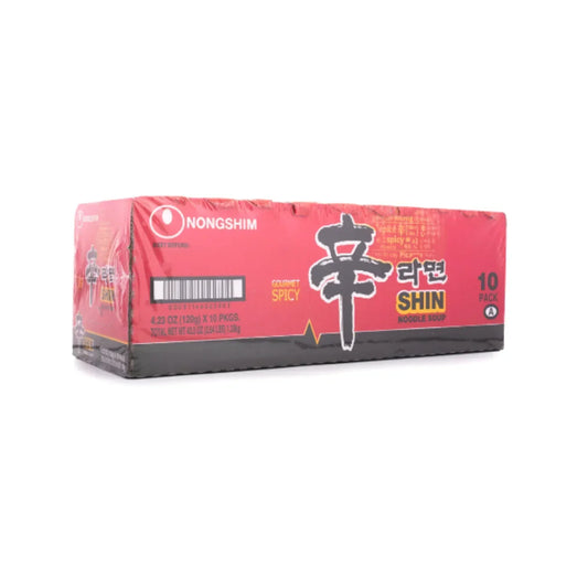 Nongshim Shin Ramyun Noodle Soup, 4.2 oz, 10 pack, 신라면