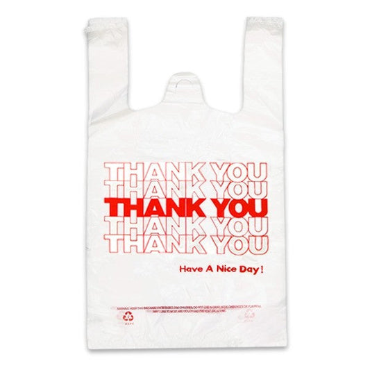 Thank You  Plastic Bag, 1/6 size