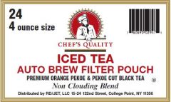 Chef's Quality - Black Iced Tea, Auto Brew - 24/4 Oz Bags