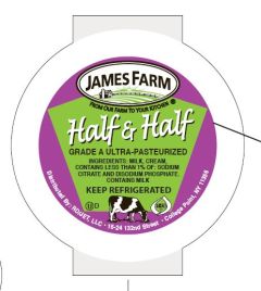 James Farm - Half & Half Creamers - 400 Ct Pack